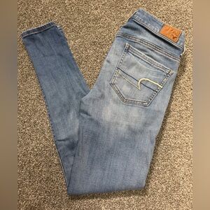 American Eagle Outfitters Light Blue Skinny Jeans